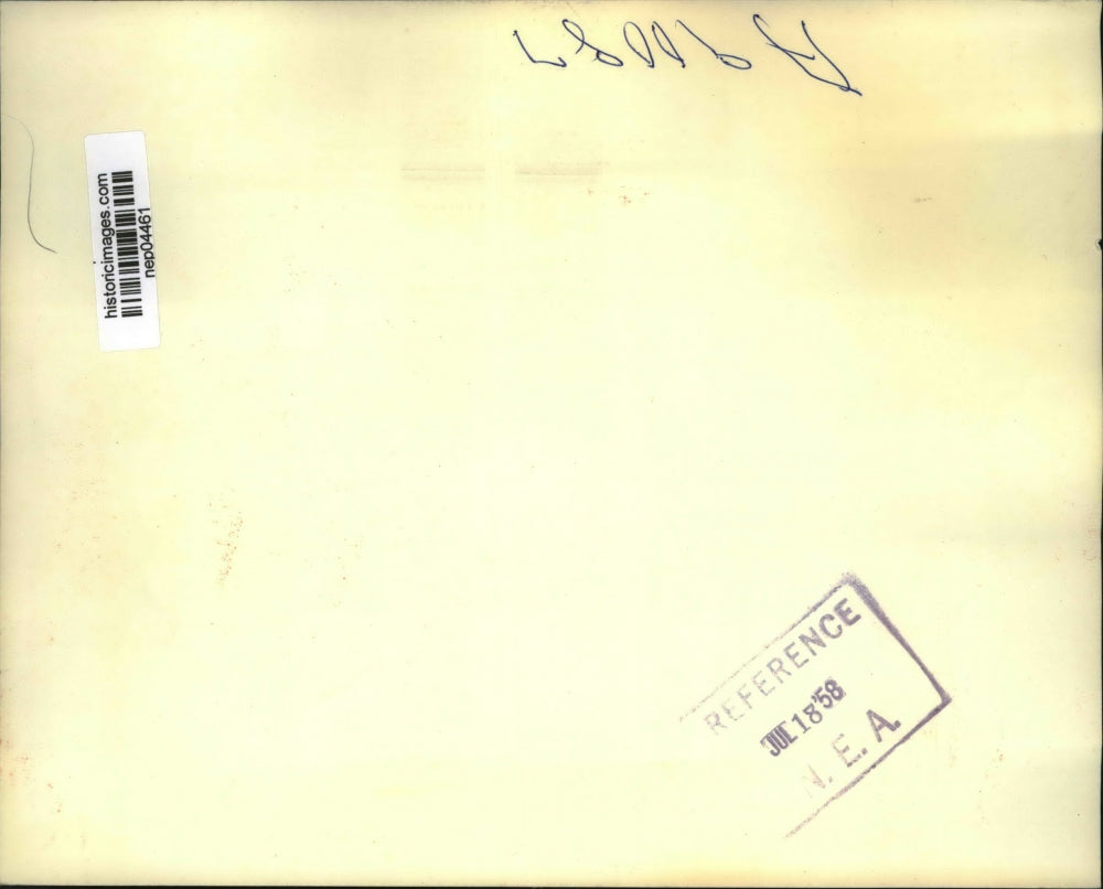 1958 Press Photo Bernard Goldfine And His Secretary Mildred Paperman - nep04461