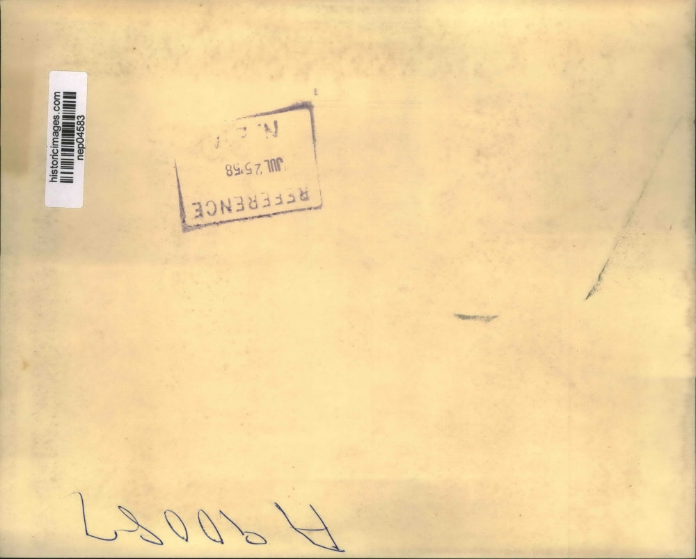 1958 Press Photo Bernard Goldfine Shakes Hand With Chairman Oren Harris