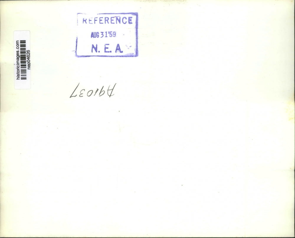 1959 Press Photo Russell Sugarmon Waiting At Campaign Headquarters - nep04626