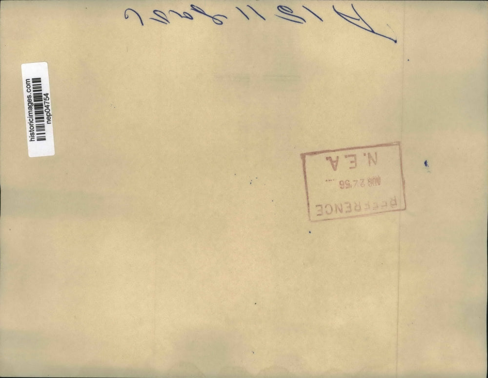 1956 Press Photo Adlai Stevenson Listens To The Roar Of The Delegates