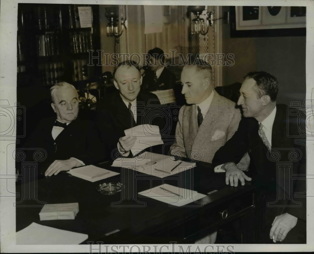 1935 Press Photo Members Of Judiciary Committee As They Met In Washington