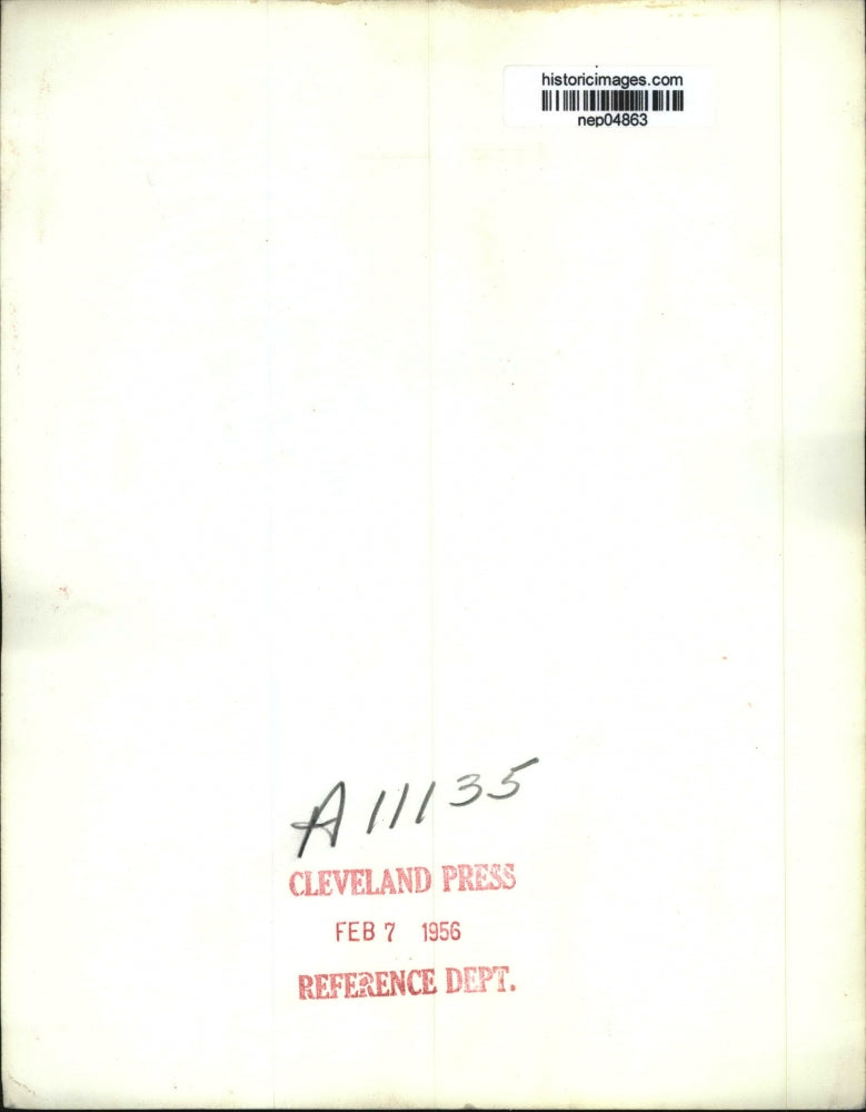 1956 Press Photo Adlai Stevenson Acknowledges A Five Minute Ovation - nep04863