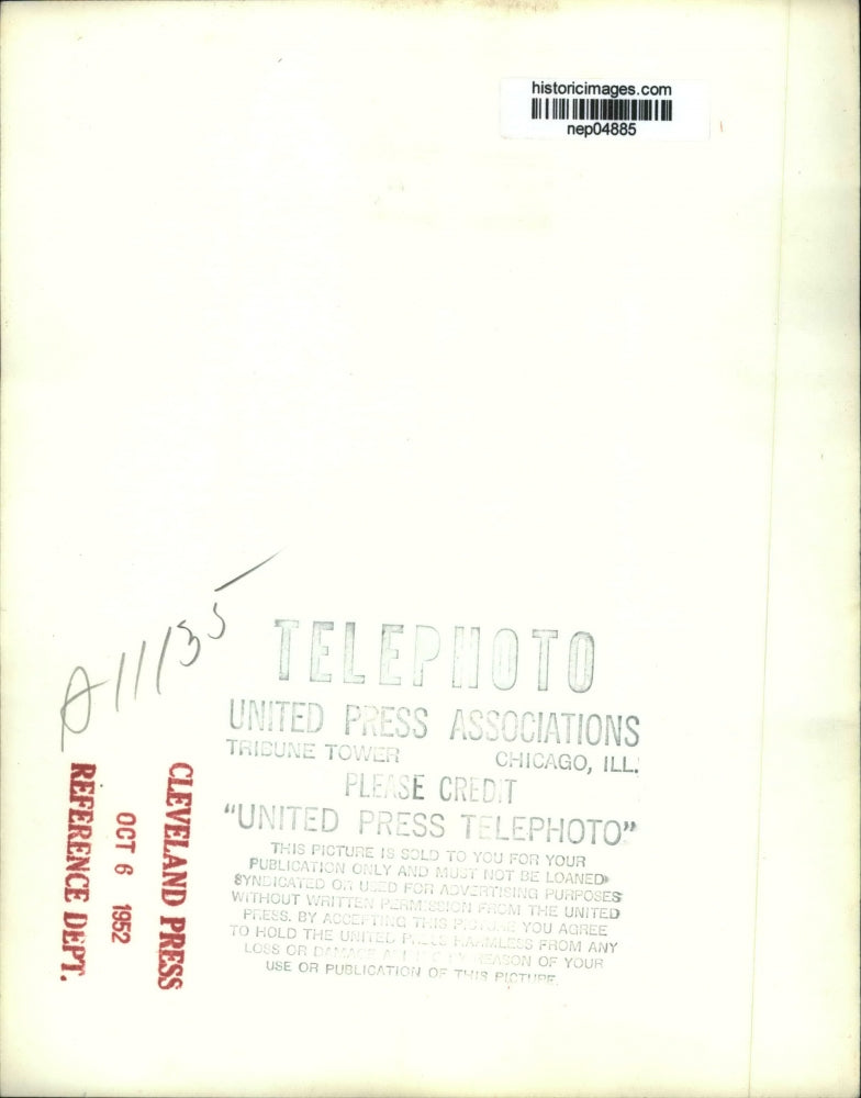 1952 Press Photo - nep04885