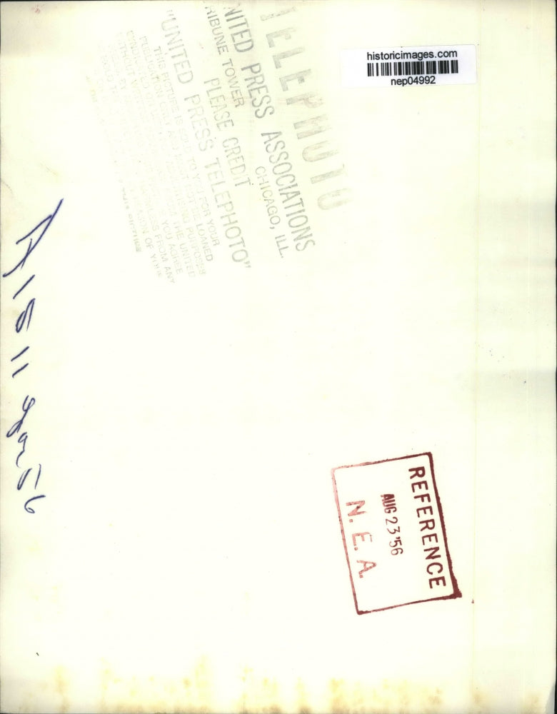 1956 Press Photo Adla Stevenson Delivers His Acceptance Speech - nep04992