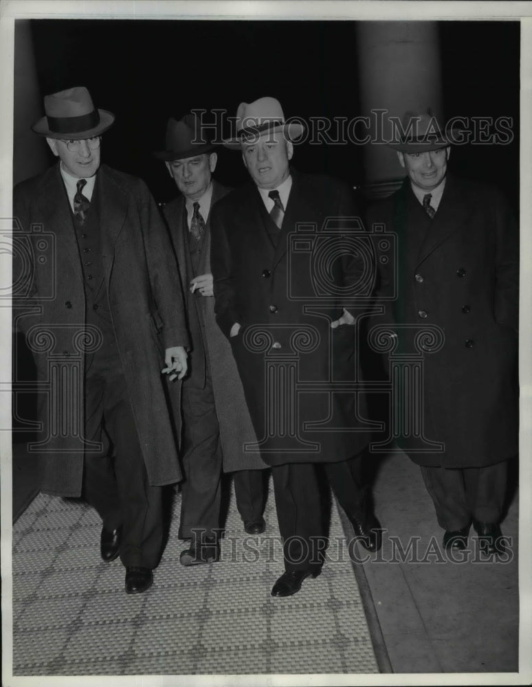 1941 Press Photo Congressional Leaders Arrived For The Conference - nep05022