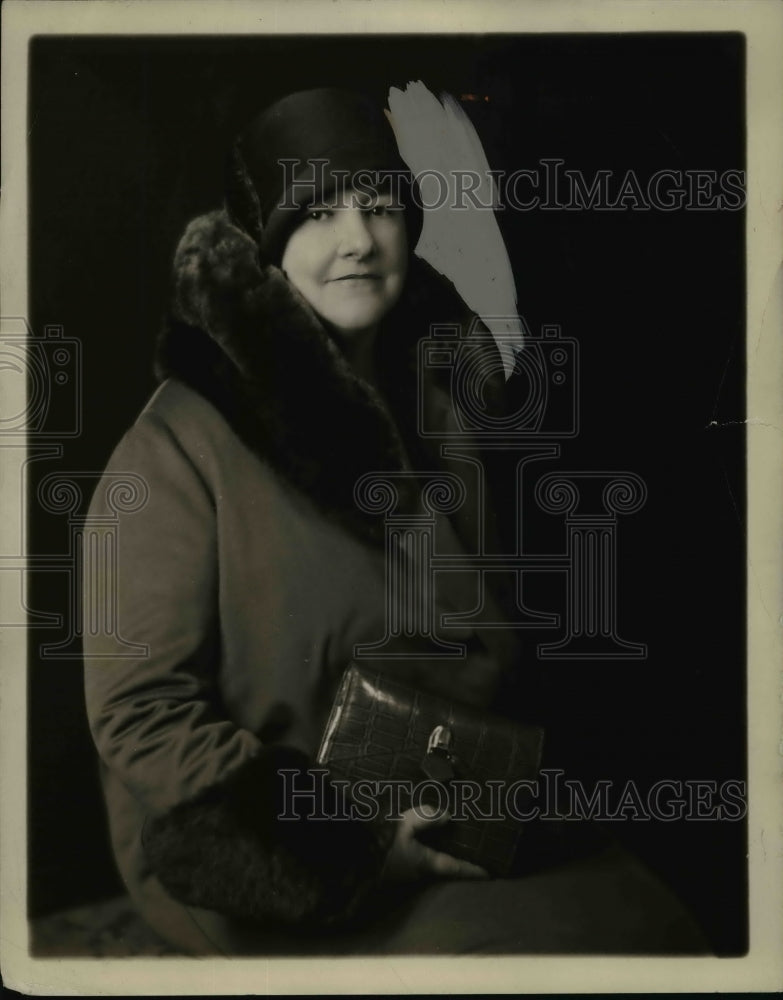 1928 Press Photo Portrait Of Mrs. Mary Norton - nep05042