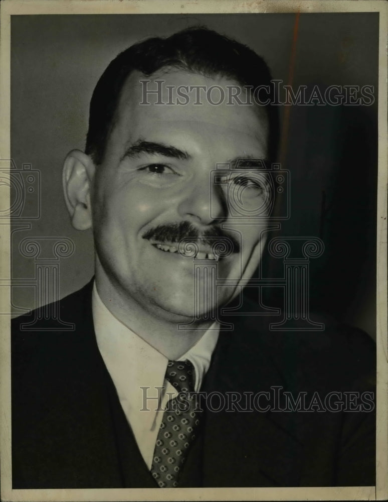1938 Press Photo Closeup Portrait Of Thomas Dewey - nep05069