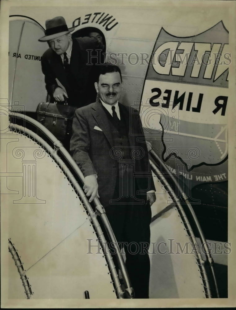 1941 Press Photo Portrait of Thomas Dewey - nep05092