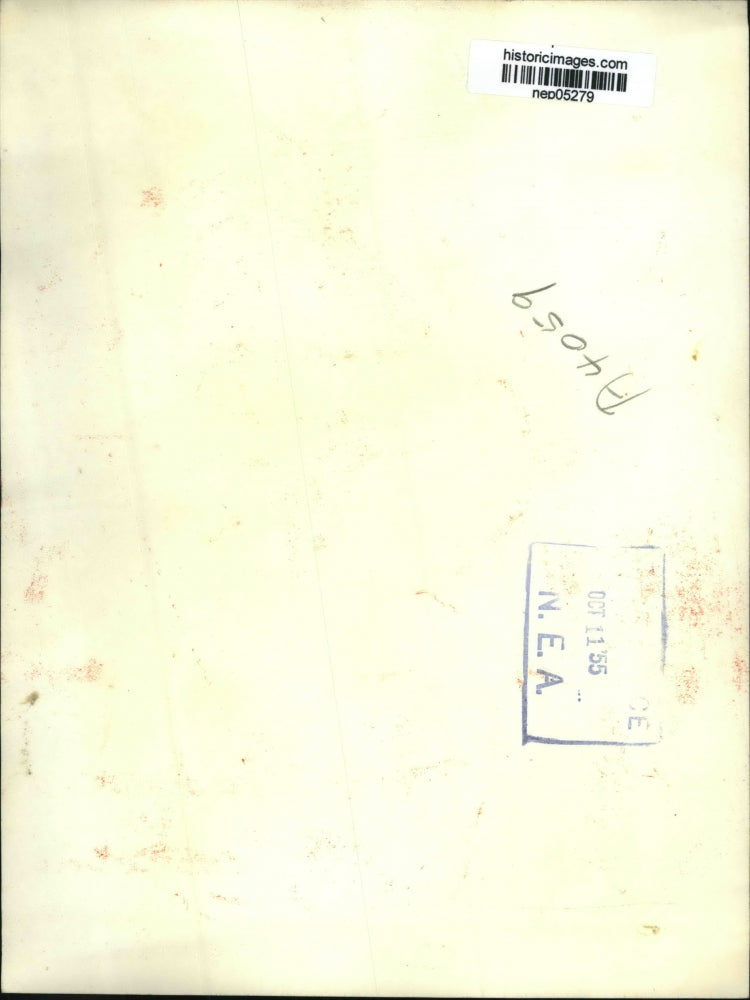 1955 Press Photo Heinz Krekeler Chats With Sen. Walter George Envoy - nep05279