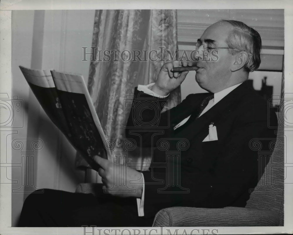 1948 Press Photo Portrait Of Arthur Vanderberg IN 1940 - nep05330