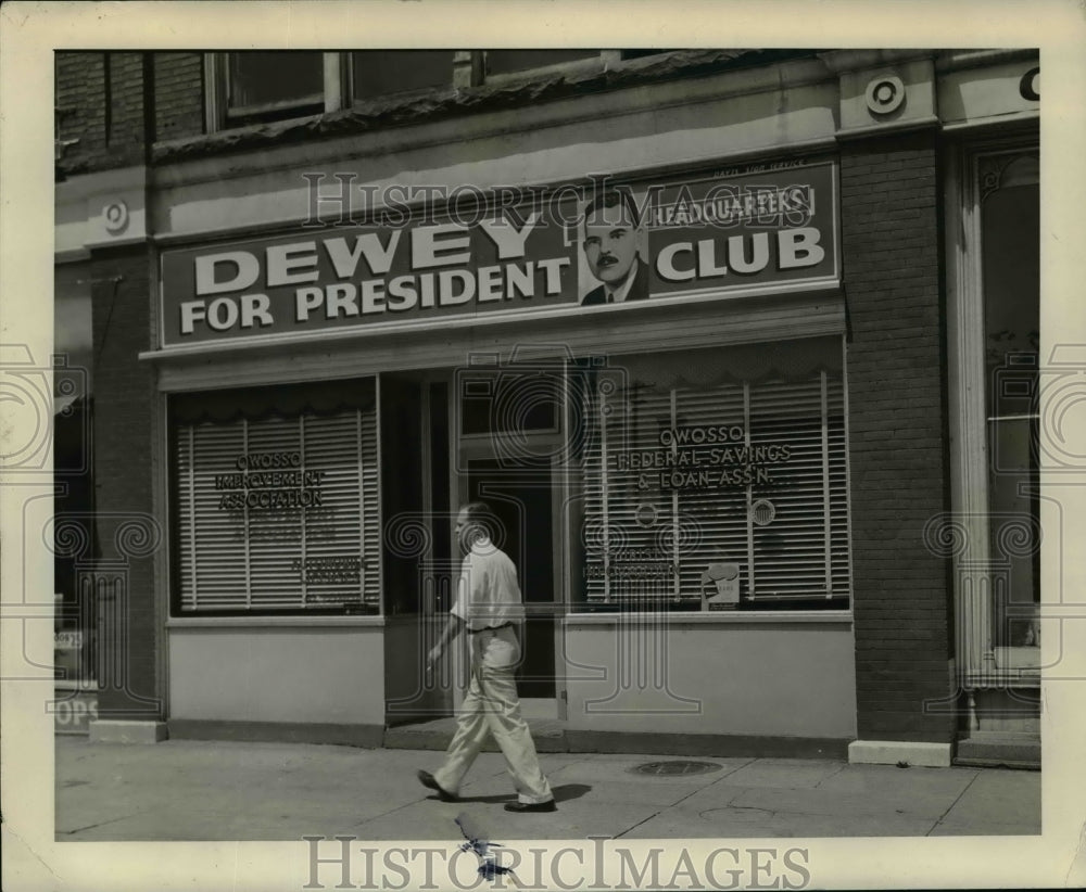 1939 Press Photo Dewey's Headquarters In His Home - nep05363