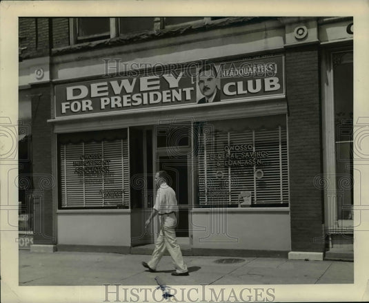 1939 Press Photo Dewey's Headquarters In His Home - nep05363