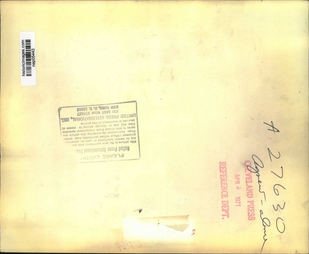 1971 Press Photo Spiro Agnew @ Veterans Administration Volunteer Service Meeting