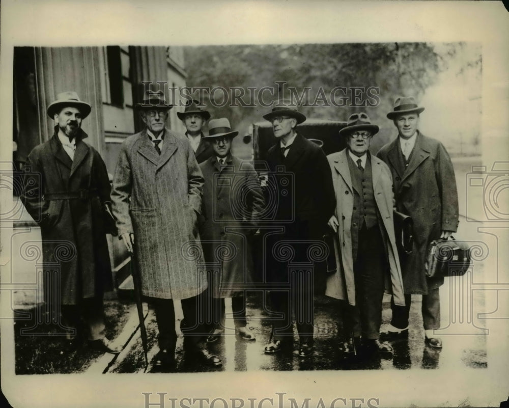 1930 Press Photo Attendees 11th League of Nations Congress in Berlin, Germany
