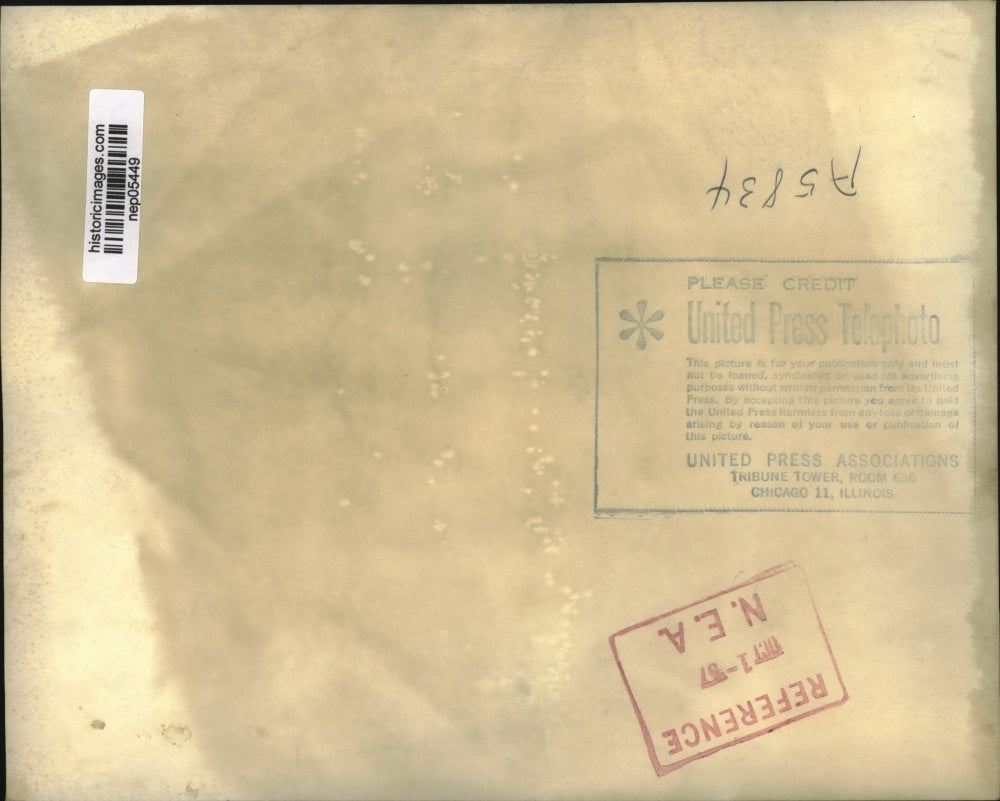 1957 Press Photo Japanese Delegation at Inter-Parliamentary Conference, London