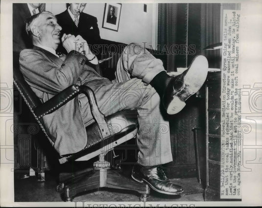 1952 Press Photo Federal Mediation Director Gyrus Ching in Washington DC