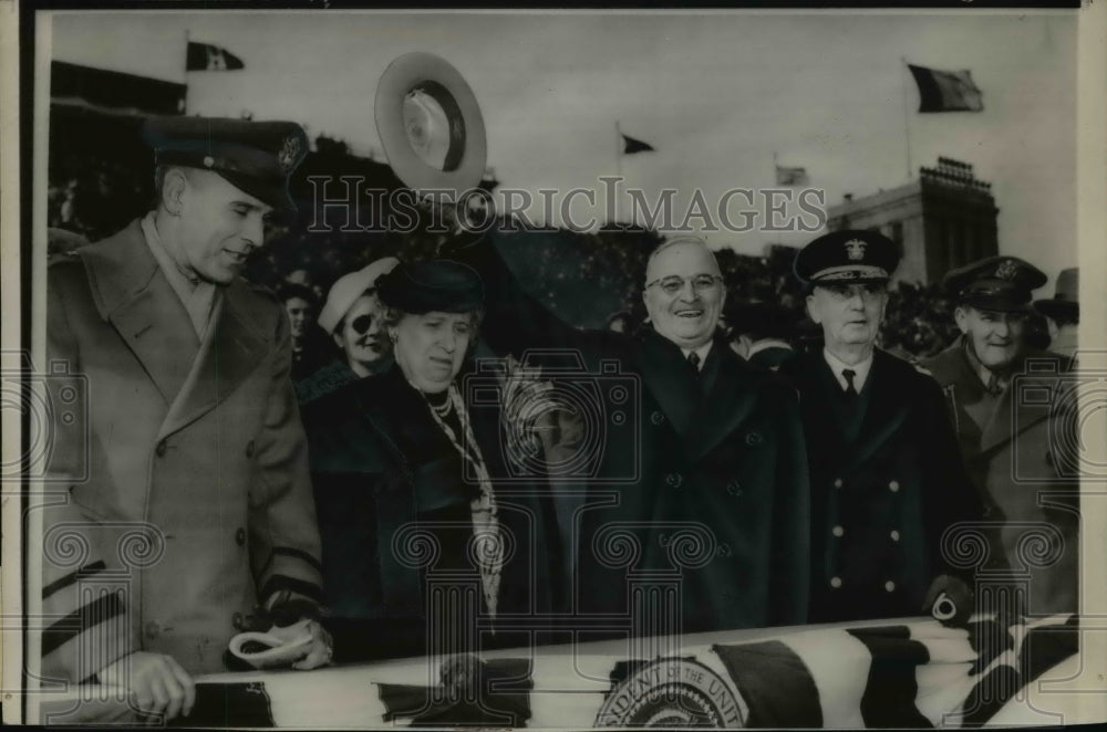 1947 Press Photo President Harry Truman at Army-Navy Game - nep05577