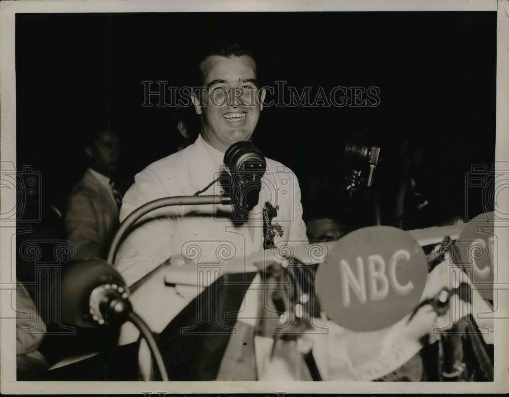 1936 Press Photo Governor Albert Chandler of Kentucky Nominates FDR - nep05585