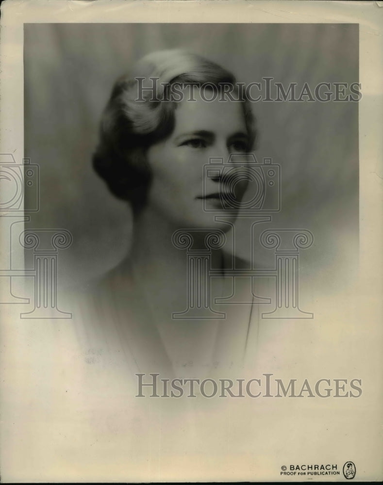 1937 Press Photo Mrs. Harry Hines Woodring, Daughter of Marcus A. Coolidge