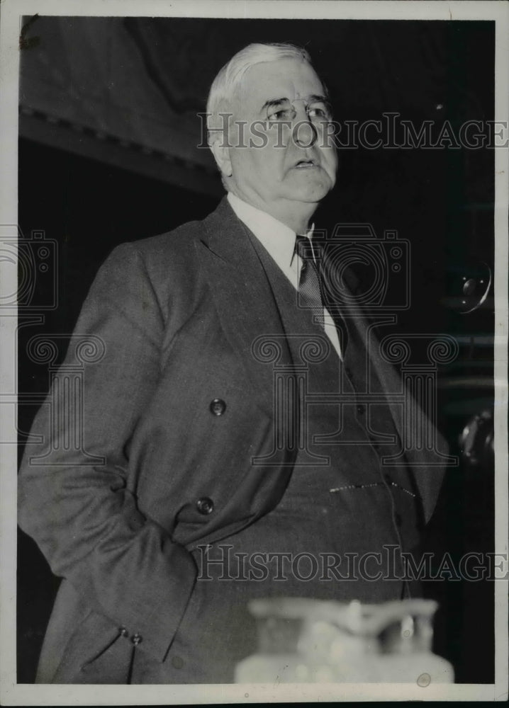 1938 Press Photo Jesse Jones at Small Business Conference, Washington, D.C.