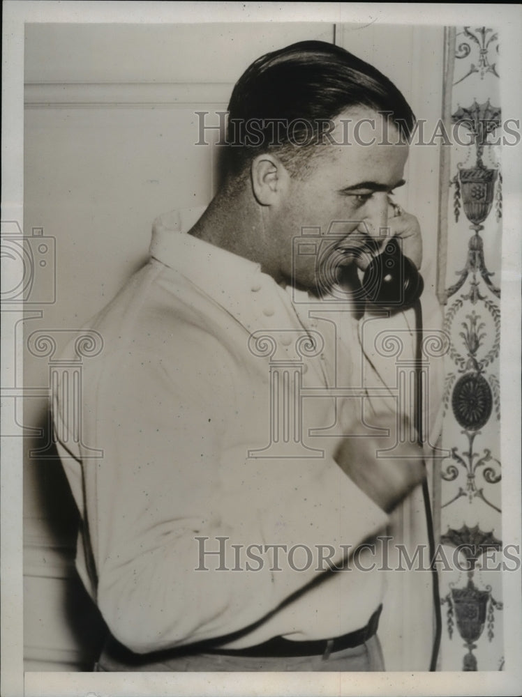 1938 Press Photo Governor Happy Chandler at State house, Frankfort, Kentucky