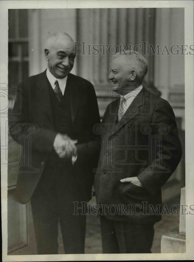 Load image into Gallery viewer, 1929 Press Photo John Q. Tilson &amp; John Nance Garner at 71st Congress Session
