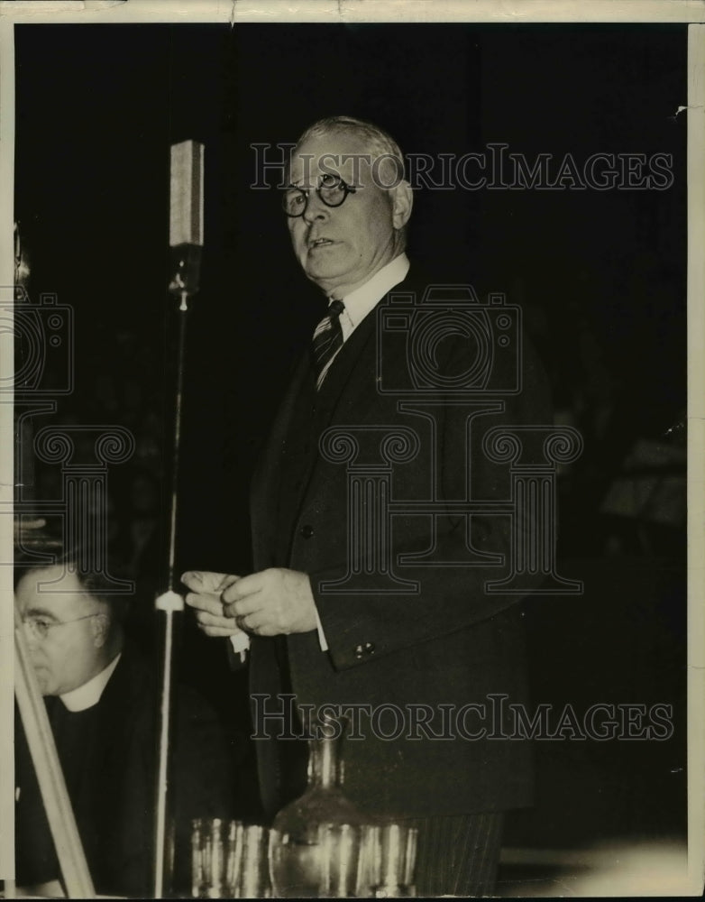 1935 Press Photo Senator Elmer Thomas - nep05739
