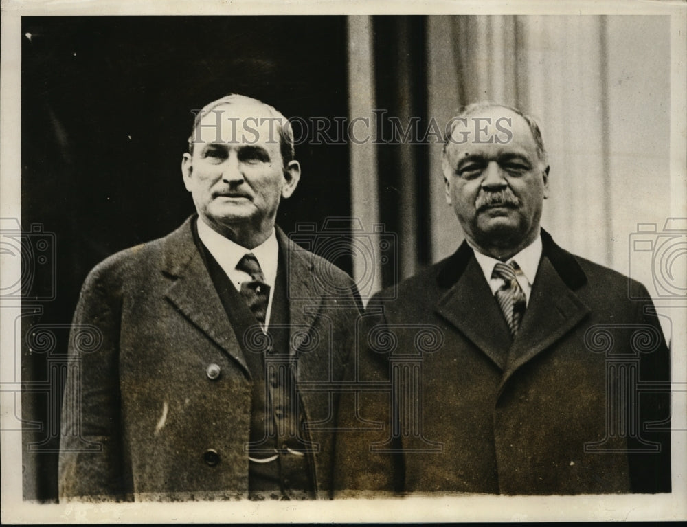 1928 Press Photo Senator Joseph Robinson & Vice President Charles Curtis
