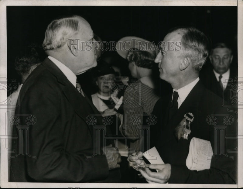 Load image into Gallery viewer, 1936 Press Photo David Walsh, James Byrnes at Democratic National Convention
