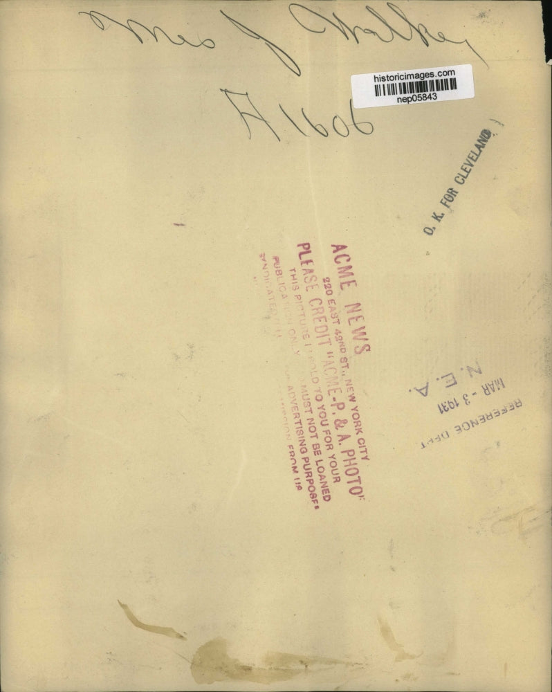 1931 Press Photo Mrs James Walker Fishing - nep05843