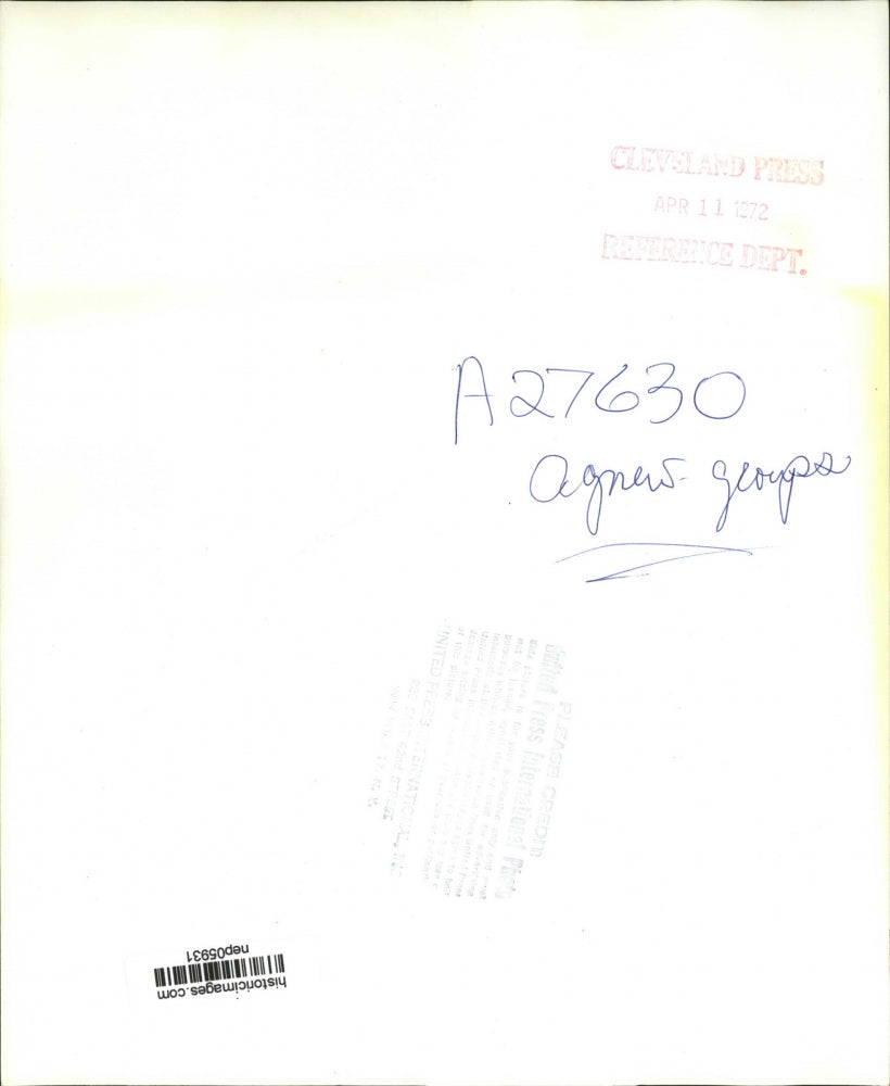 1972 Press Photo VP Spiro Agnew Shakes Hands with 101st Airborne Division Troops