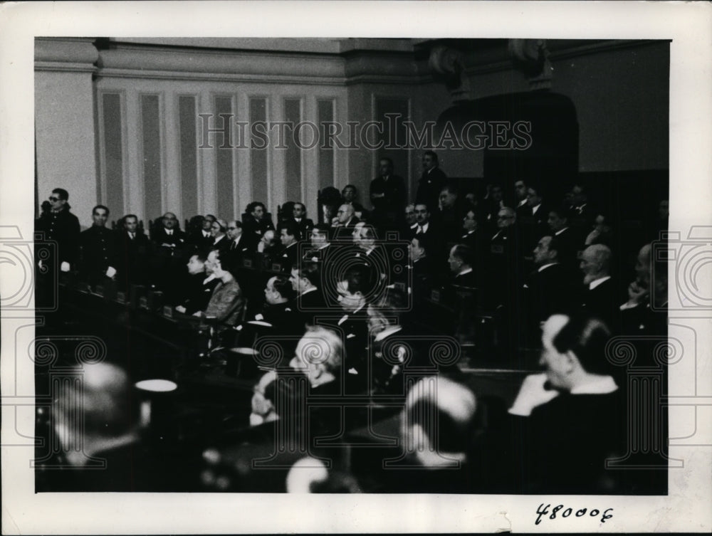 1938 Press Photo Delegates at 8th Pan American Conference Lima Peru - nep05956- Historic Images