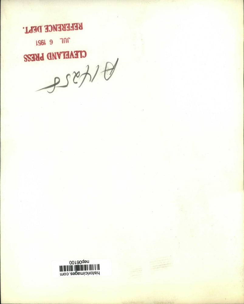 1951 Press Photo NY Governor Thomas Dewey in San Francisco - nep06100