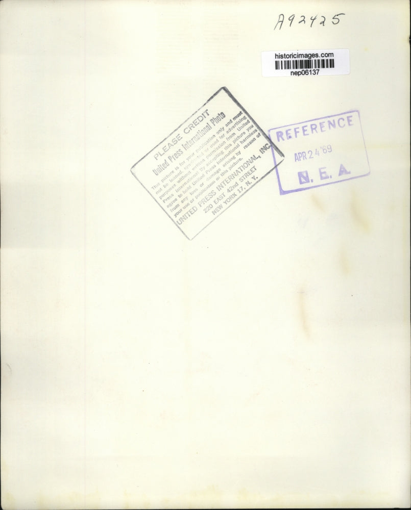 1969 Press Photo Arthur Goldberg, Roswell Gilpatric Announce Committee Formation