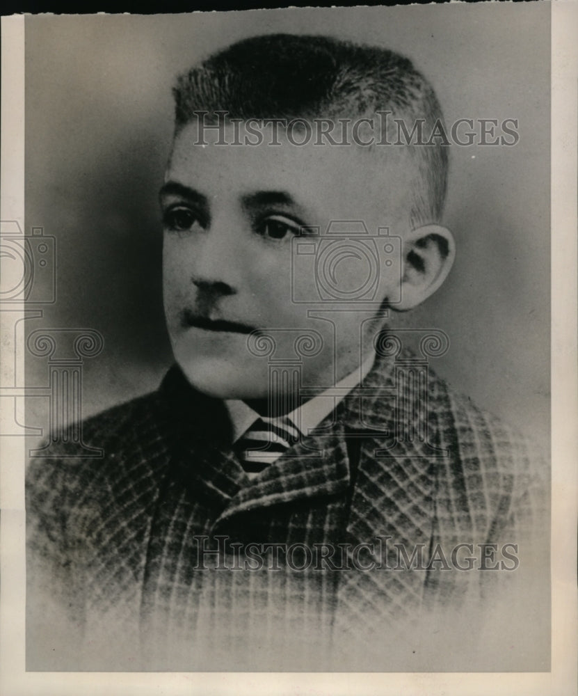 1942 Press Photo Frank E. Cannett, GOP Candidate & Newspaper Publisher at Age 12