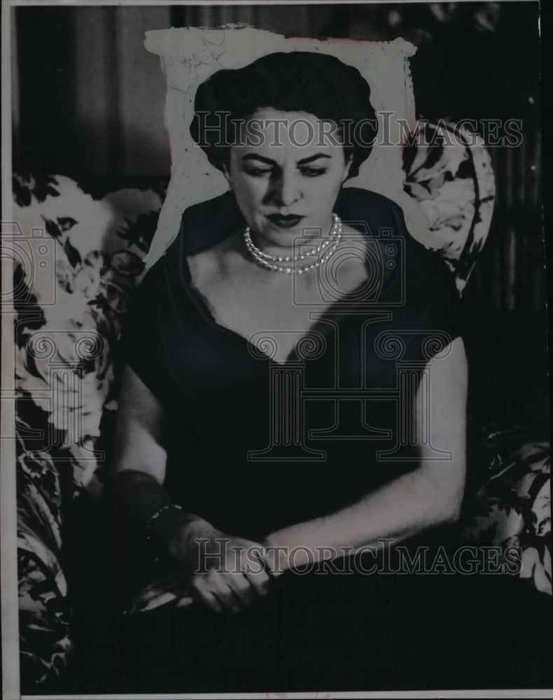 1953 Press Photo Mrs. V.C. Georgescu - nep06301
