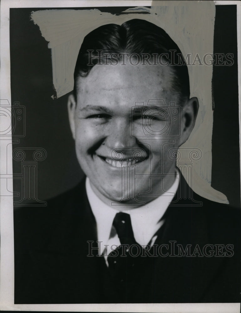 1935 Press Photo Danny Winters Rassler - nep06355