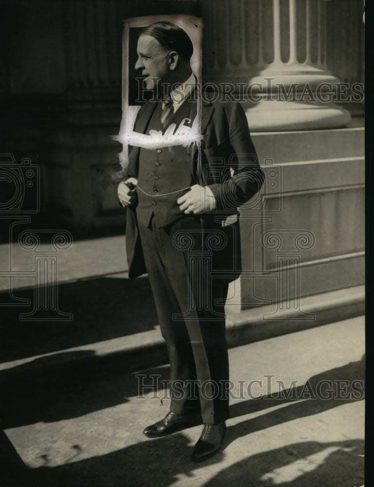 1926 Press Photo Massachusetts Senator David Walsh at the Capitol - nep06378