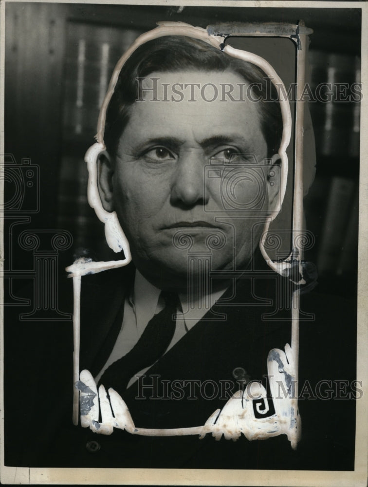 1924 Press Photo Iowa Senator Smith Brookhart chair of Senate committee