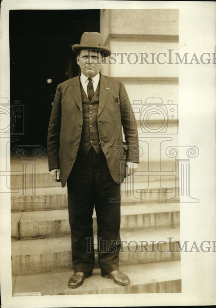 1923 Press Photo Iowa Senator Smith Brookhart at State department - nep06388