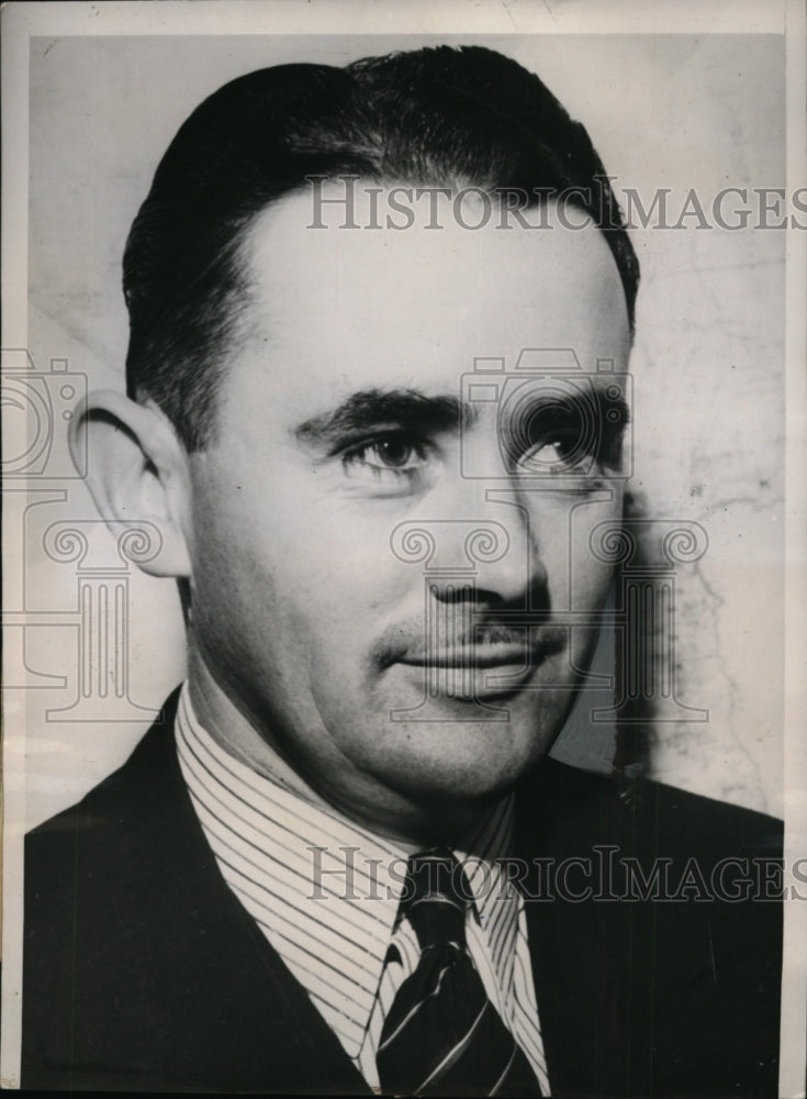 1940 Press Photo Berkeley Bunker, Nevada Senator - nep06437