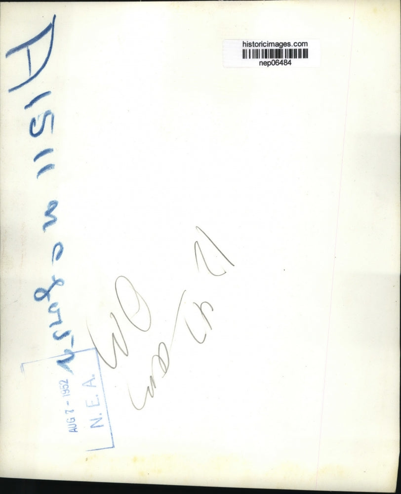 1952 Press Photo Neil Staebler at Democratic National Convention, Chicago