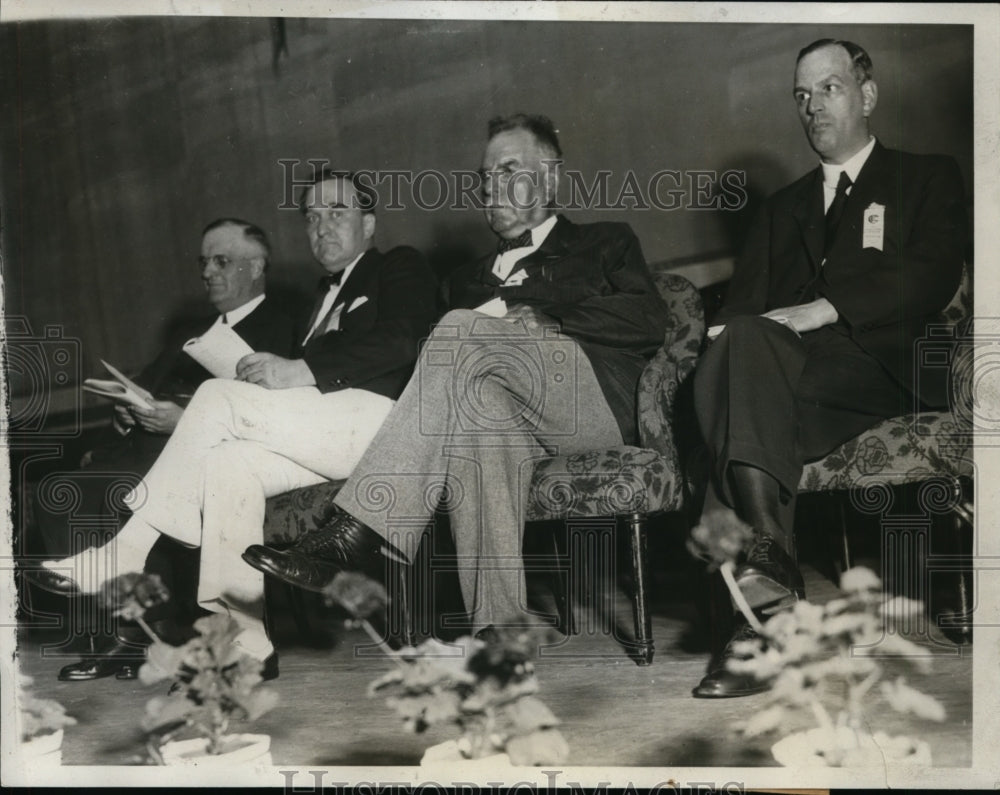 1938 Press Photo Christian Endeavor Society Leaders in Milwaukee, Wisconsin- Historic Images