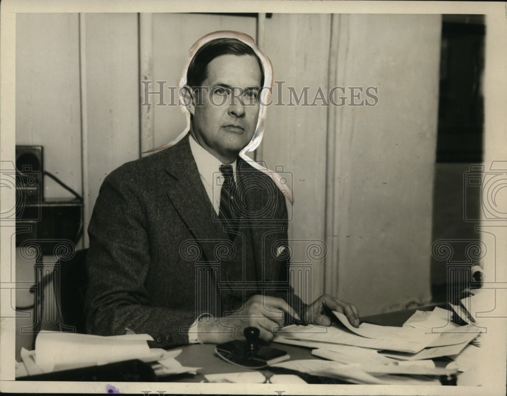 1928 Press Photo Colonel US Grant III grandson of President in DC - nep06683