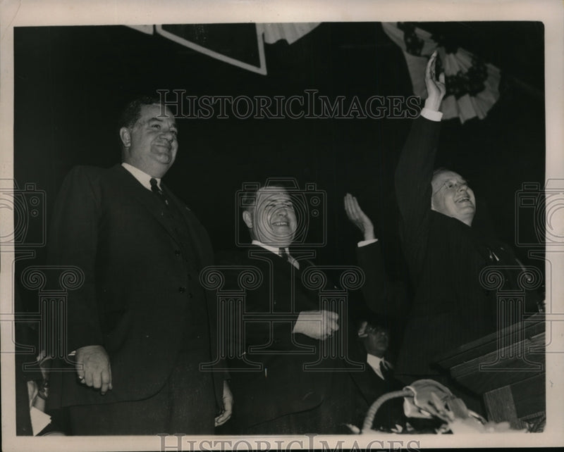Load image into Gallery viewer, 1936 Press Photo Presidential candidate Alf Landon, NJ Governor HG Hoffman

