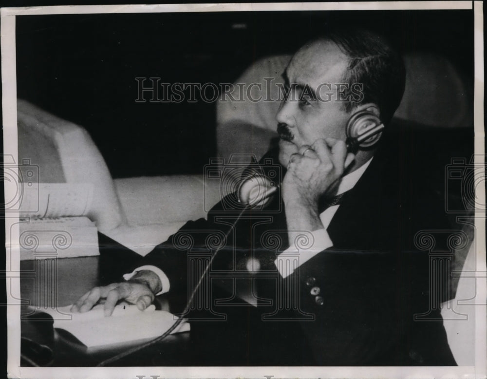 1936 Press Photo Japanese home Minister Fumio Goto - nep06786