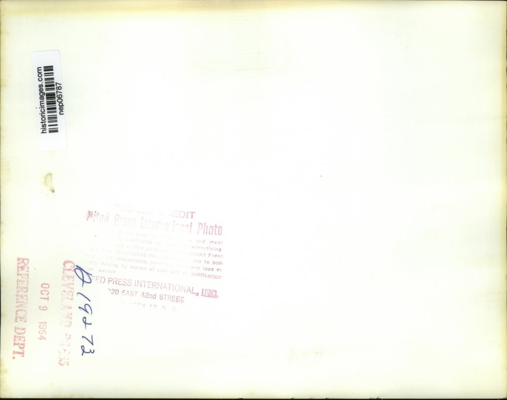 1964 Press Photo Barry Goldwater Campaigning in Ardmore, Pennsylvania