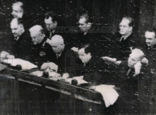1955 Press Photo Soviet Union Presidum Hearing Resignation of Georgi Malenkov- Historic Images