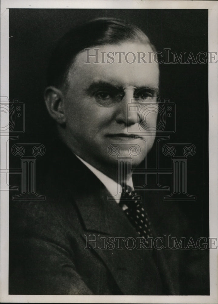 1938 Press Photo Harry Slattery as Under Secretary of Interior - nep06920
