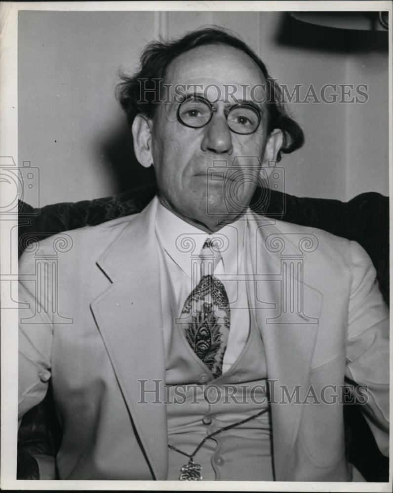 1940 Press Photo E.G. Sewell, Mayor of Miami - nep06941